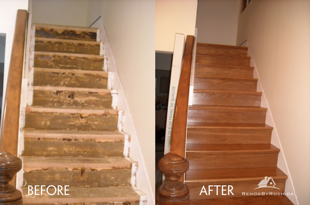 before and after stairs image