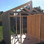 backyard shed construction