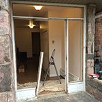 front entrance renovation
